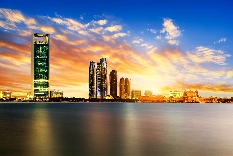 abu dhabi skyline