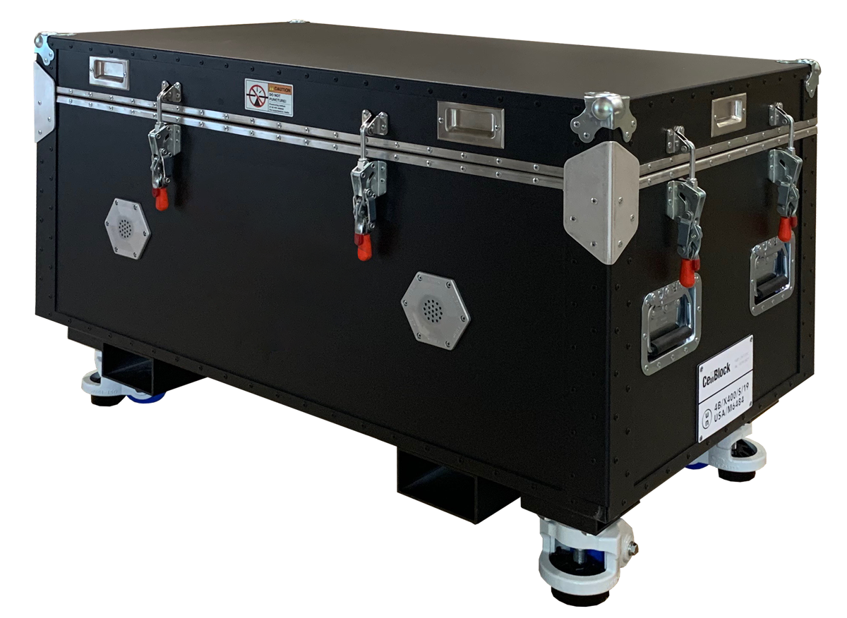 CellBlock battery storage case.