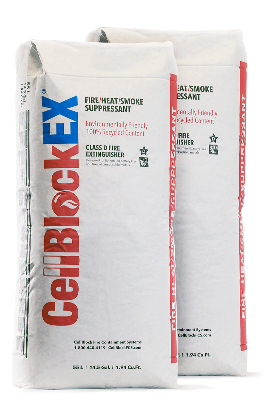 CellBlock Class D fire extinguisher