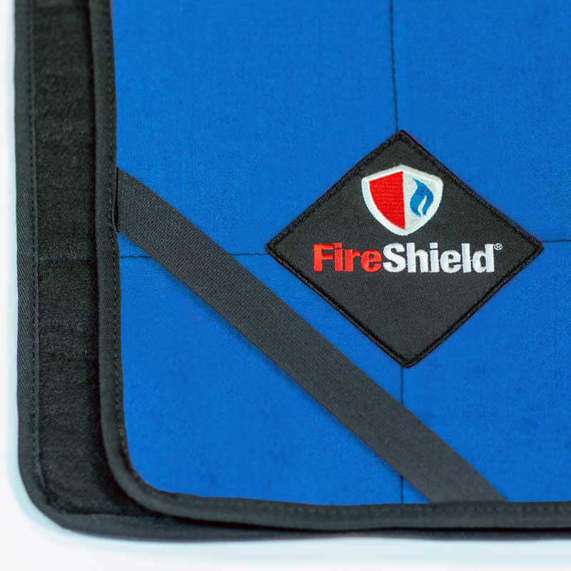 battery fire shield blanket pipe